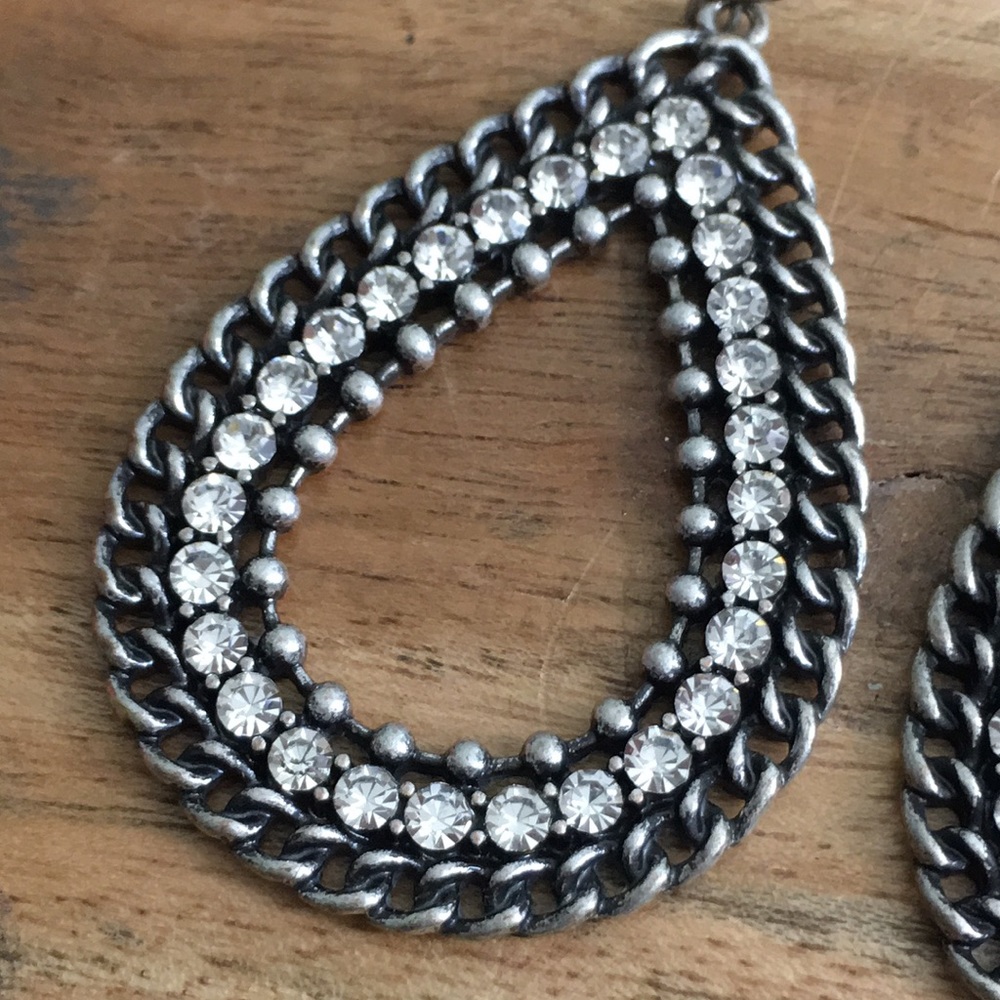 Vtg Statement Dangle Earrings - image 4